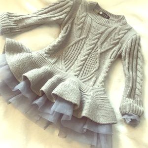 🌸Beautiful grey and Blue Dress🌸